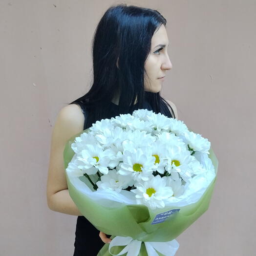 Букет Бакарди M из 5 хризантем
