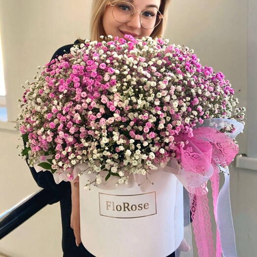 Большая композиция из гипсофил 🌸