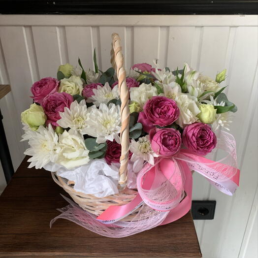 Корзина с цветами 💐