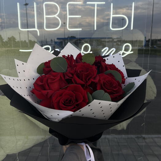 Букет из 7 роз