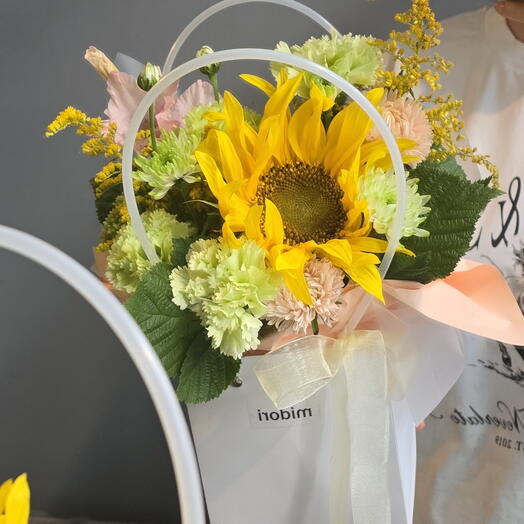 Нежная сумочка с подсолнухом 🌻