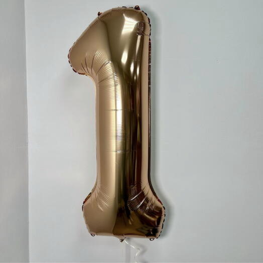 Фольгированный воздушный шар цифра🎈