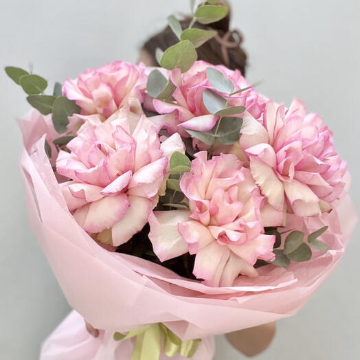 Букет с французскими розами 🌸