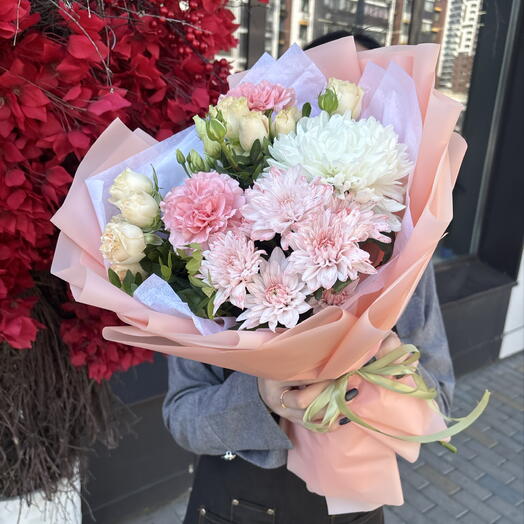 Нежный букет-комплимент 💗🌸