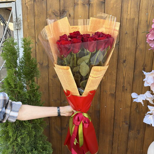 15 эквадорских роз