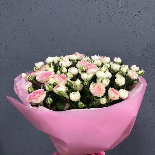 Букет из кустовых роз 🌹️