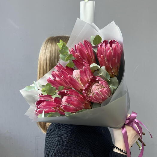 Протея с эвкалиптом 💞