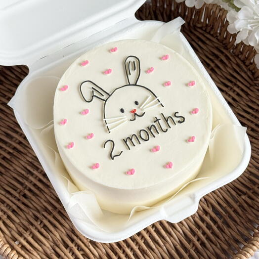 Бенто торт на 1 месяц, по месяцам