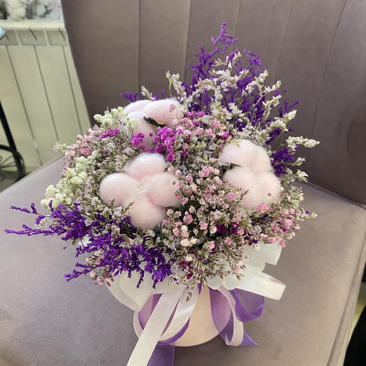 Композиция из сухоцветов 🌸