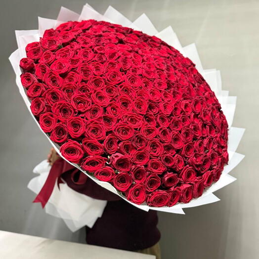 Роскошный букет из 201 Красной Розы 🌹