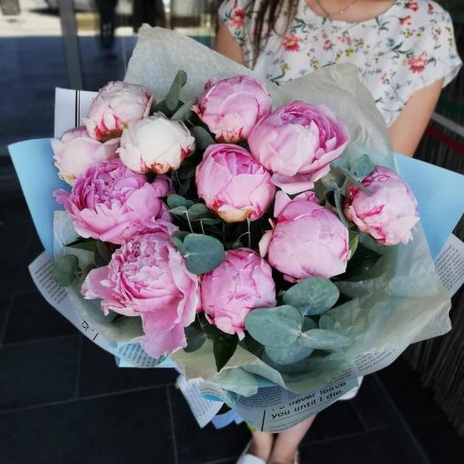 Нежно розовые пионы 💞