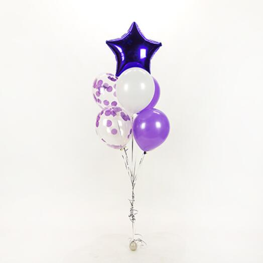 Bouquet of balloons "Lilac"