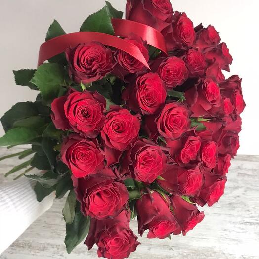 Букет красных роз love ️