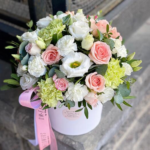 Цветы в коробке 🌸🌸🌸