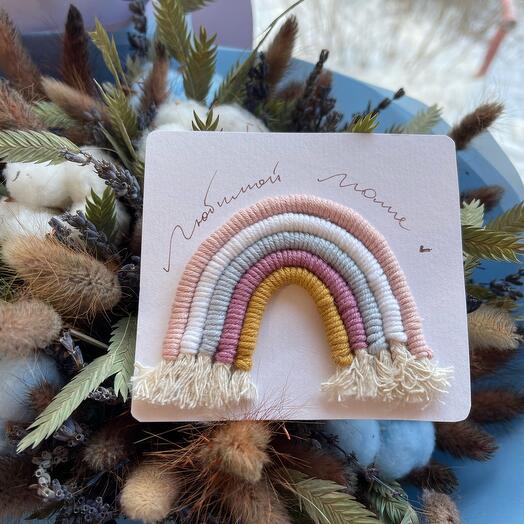 Tarjeta De Macramé