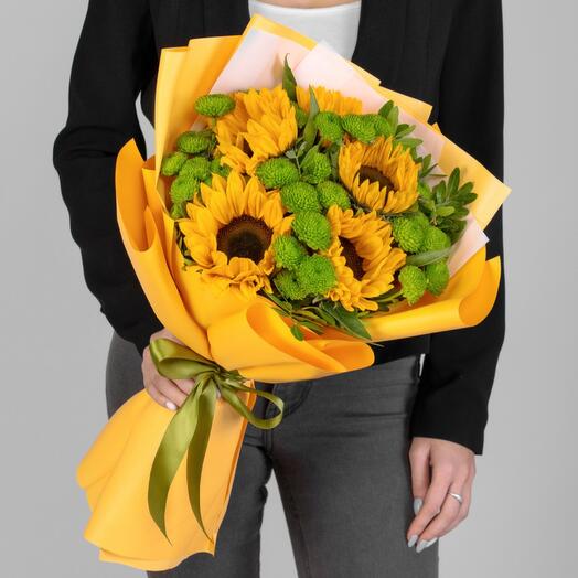 Bouquet of sunflowers