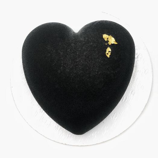 Муссовый торт-сердце с двойной начинкой