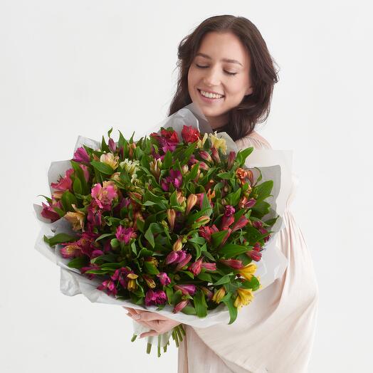 Bouquet of 25 branches of alstroemeria (196)