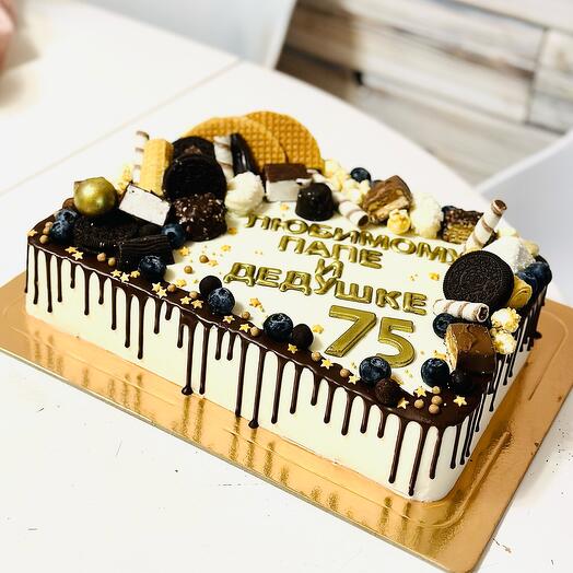 Cake for the anniversary "Candy panel"