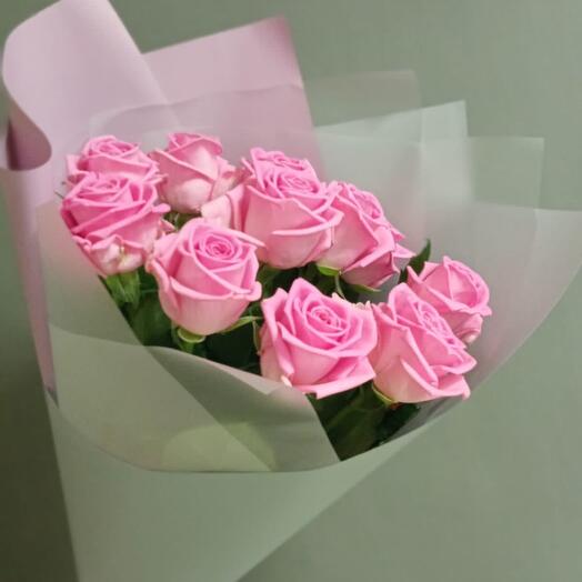 Ramo de 11 rosas Rosadas