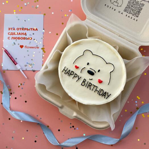 Бенто торт с Днём Рождения Happy Birthday