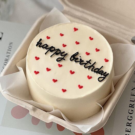 Бенто торт "Happy birthday" в подарок на день рождения 🎁