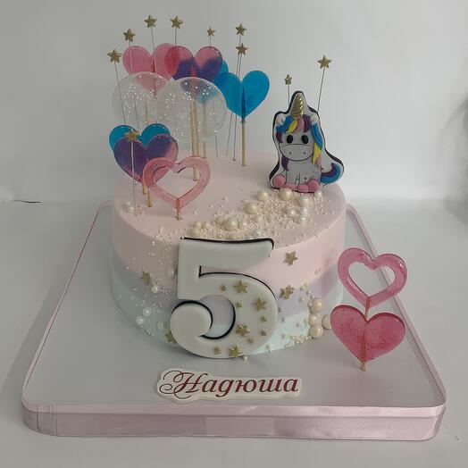 Торт с единорогом