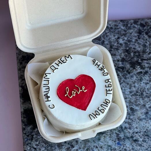 Бенто торт love