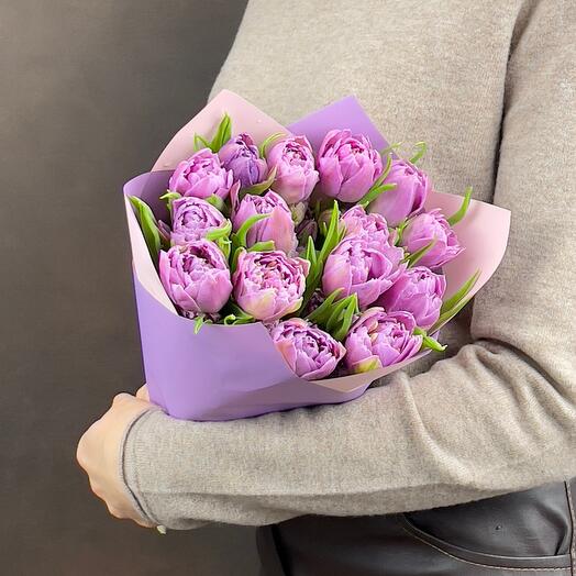 Bouquet of peony-shaped tulips Double Price 15pcs