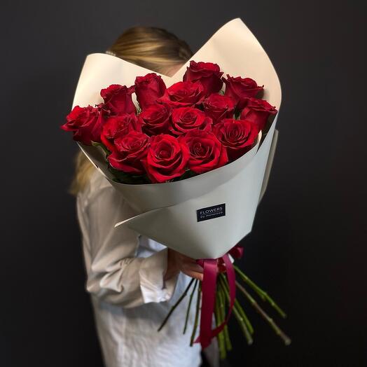 Mono 15 Explorer (Ecuador) ramo de rosas rojas 60cm Premium