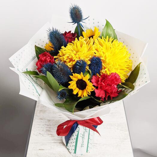 Mix with sunflowers