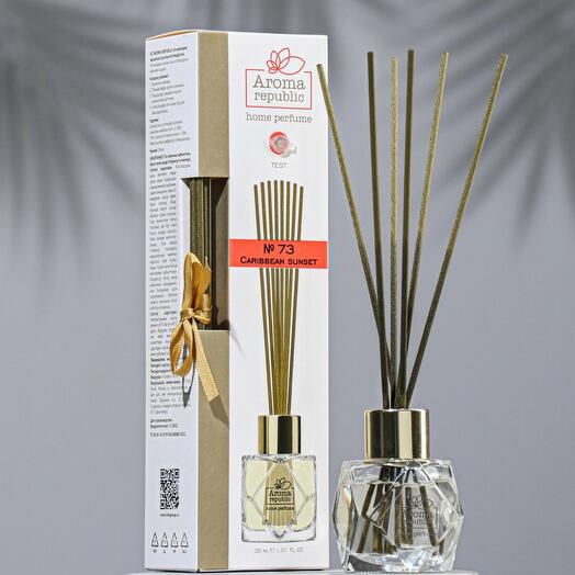 Диффузор ароматический AROMA REPUBLIC, 30 мл, "Caribbean sunset", карибский закат