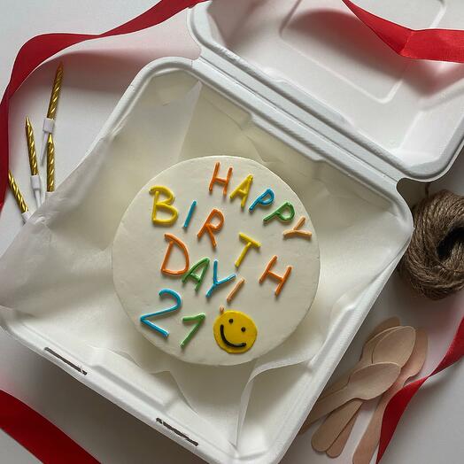 Бенто-торт Happy Birthday