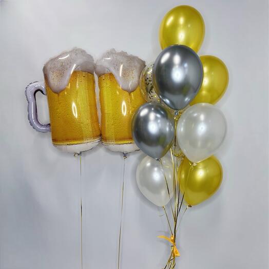 Композиция из шаров Мужской каприз