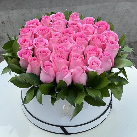 Pink Roses Box