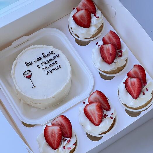 Bento set con cupcakes
