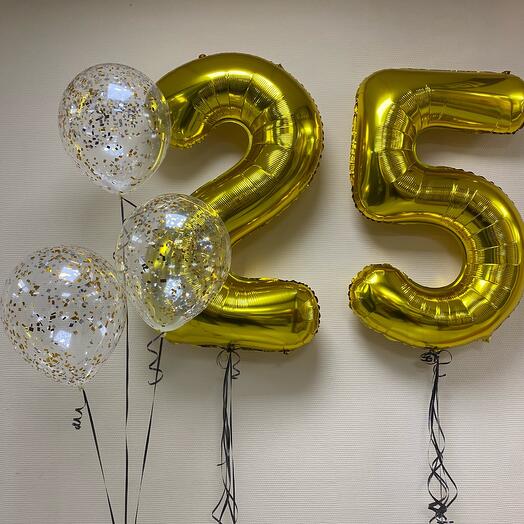 Шары на 25 лет