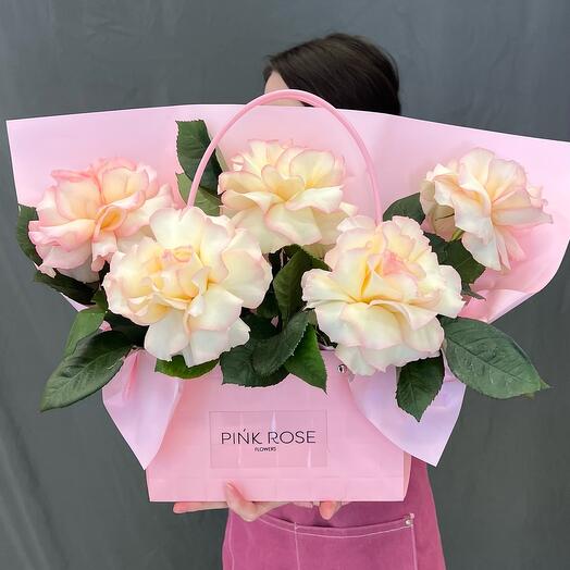 Французские розы в сумочке