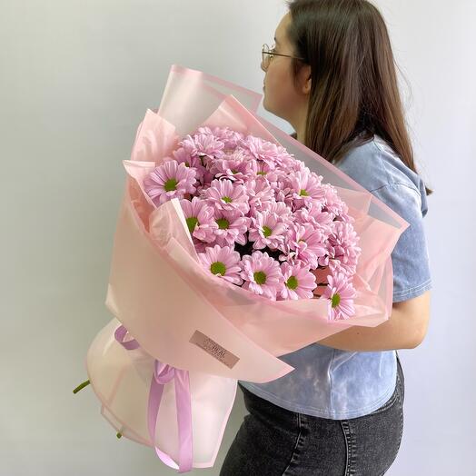 Joli bouquet of 7 rose bush chamomile (chrysanthemum)
