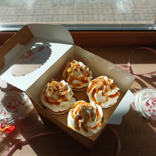 Cupcakes Caramelo 4 piezas
