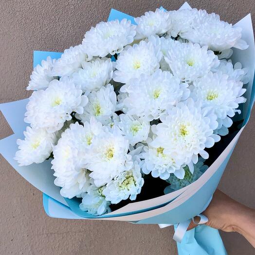 Bouquet "Fluffy chrysanthemum"