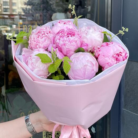 Букет из шикарных пионов Сара Бернар💗