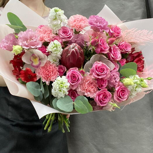 Bouquet of royal protea