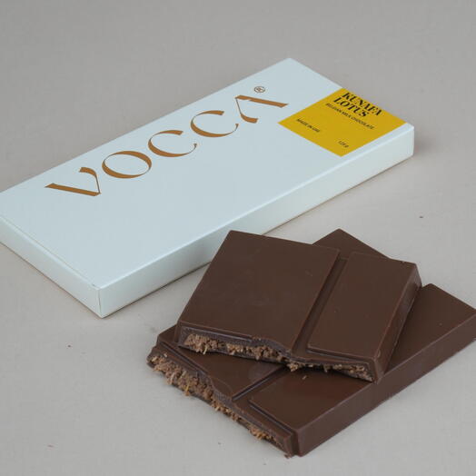 Vocca Lotus kunafa chocolate bar