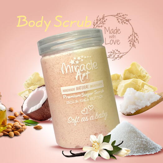 Vanilla Dream Handmade Sugar Body Scrub