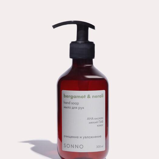 Жидкое мыло для рук SONNO Bergamot   Neroli