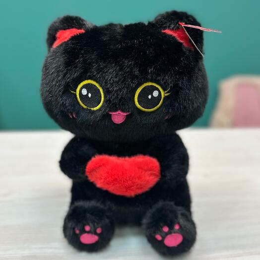 Мягкая игрушка с сердцем «Мой котик»