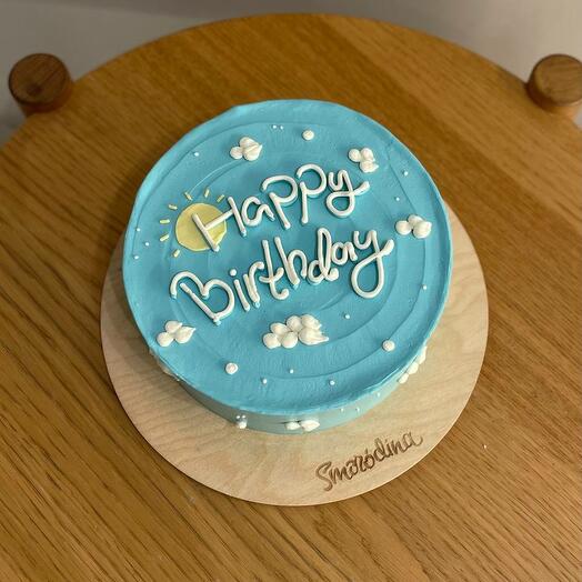 Торт "Happy birthday"