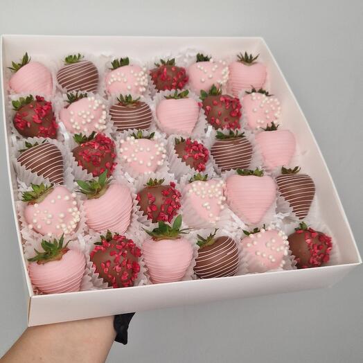Клубника в шоколаде 🍫 25-36шт Магия чувств маме/ мамуле/ любимой/ девушке/ жене/ сестре/ коллеге/ подруге