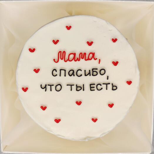 Бенто торт маме мама спасибо